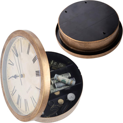 Boltic Wall Clock Hidden Safe